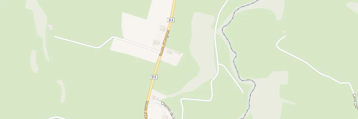 Plan du 12 Rte d’Orignac à Hauban