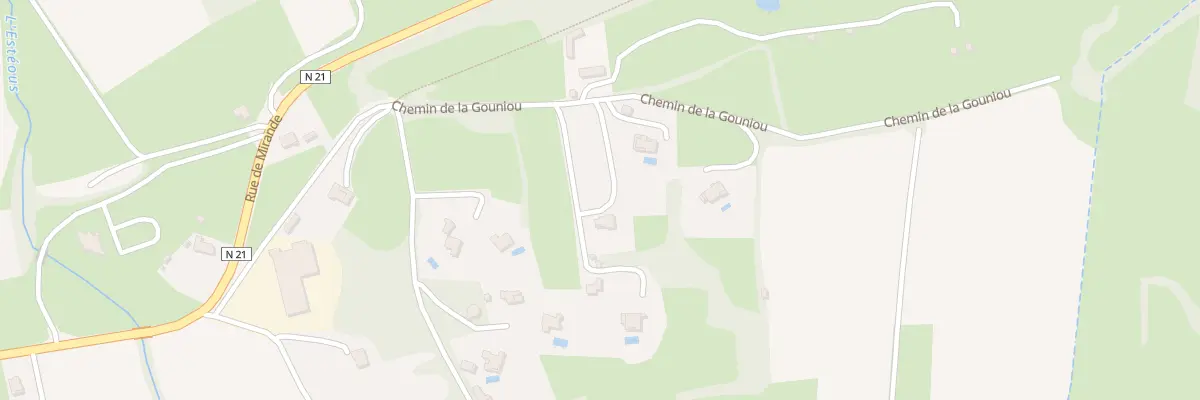 Plan du 12 Che de la Gouniou à Rabastens-de-Bigorre