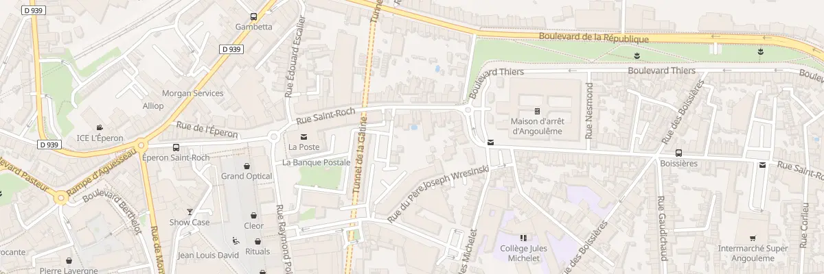 Plan du 29 Rue Saint Roch à Angoulême