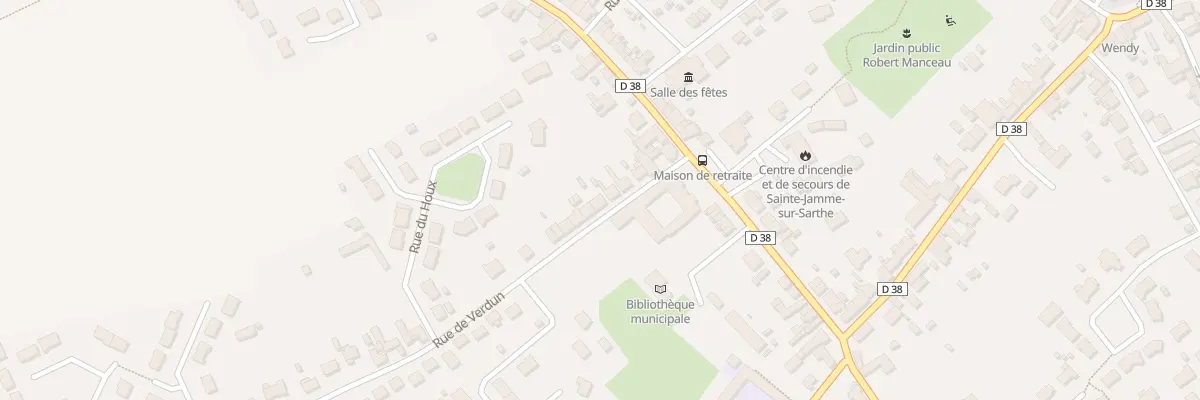Plan du 10B Rue de Verdun à Sainte-Jamme-sur-Sarthe
