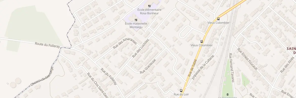 Plan du 26 Rue des Lucioles au Mans