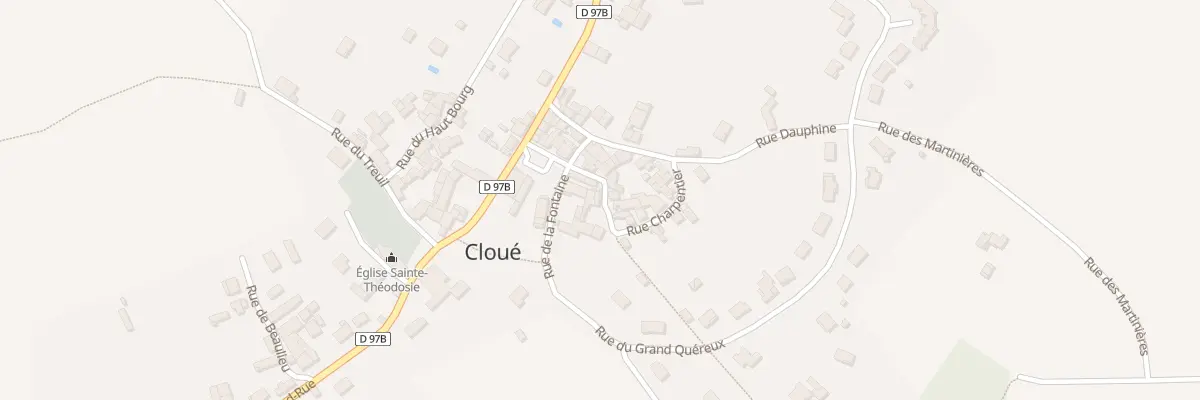 Plan du 6 Rue des Messagers à Cloué