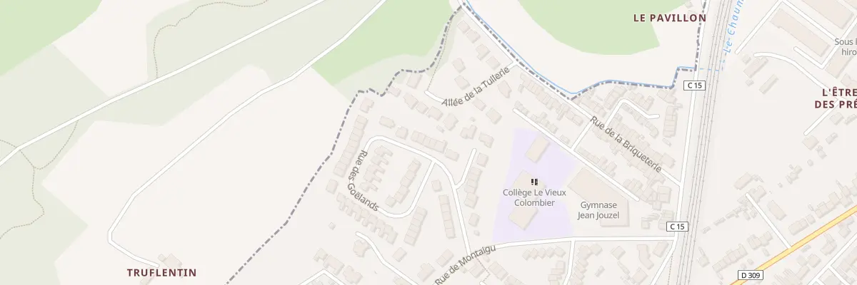 Plan du 12 Rue des Goélands au Mans