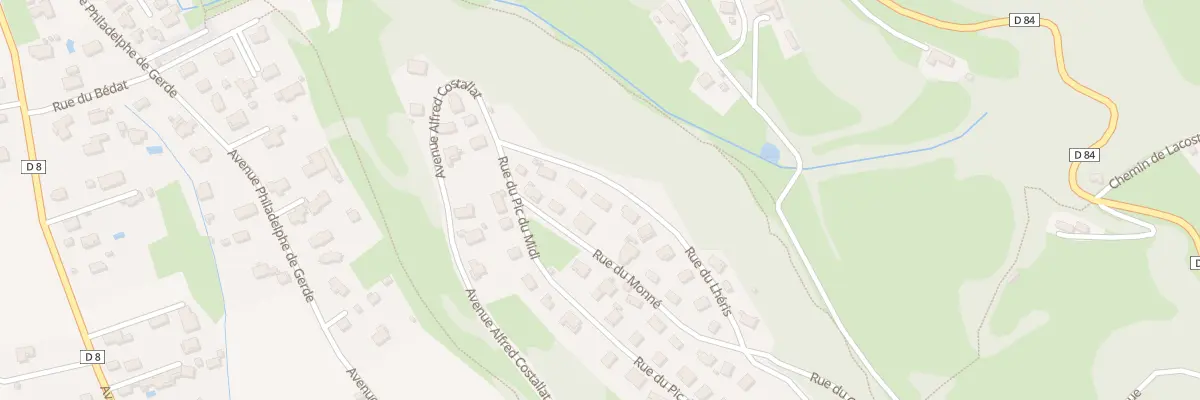 Plan du 8 Rue du Lheris à Gerde