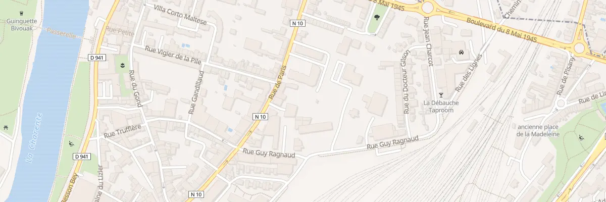 Plan du 37 Rue de Paris à Angoulême