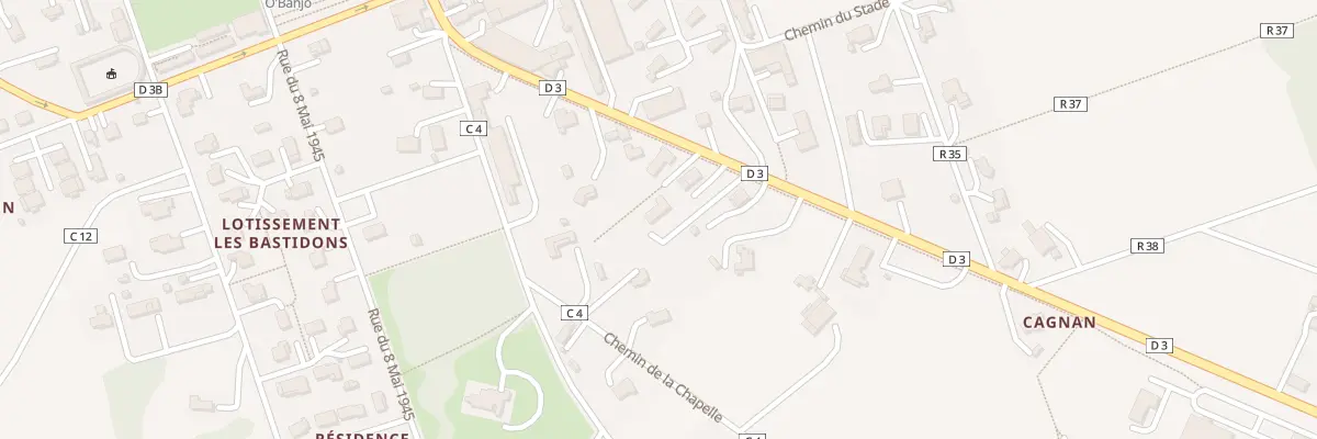 Plan du 30 Rue Henri Laignoux à Marciac