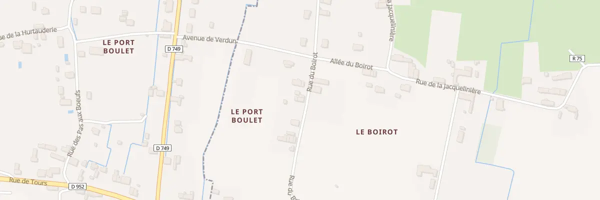 Plan du 7 Rue du Boirot à La Chapelle-sur-Loire