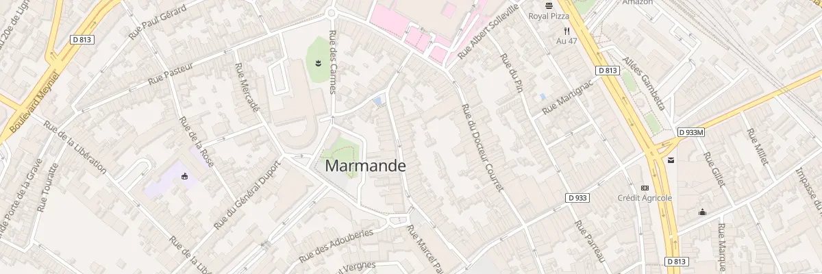 Plan du 24 Rue d’Onzac à Marmande
