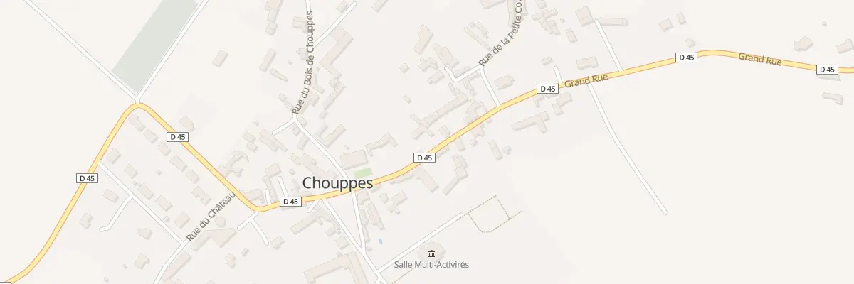 Plan du 29 Rue Grand Rue à Chouppes