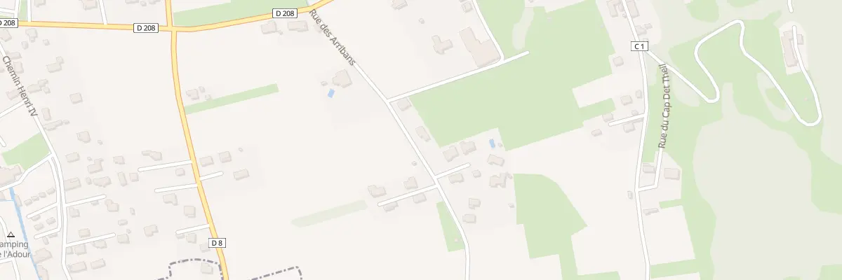 Plan du 5104A Rue des Arribans à Gerde