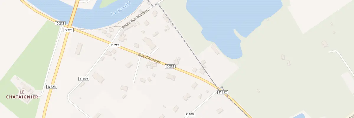 Plan du 15 Rue d’Arnage à Spay