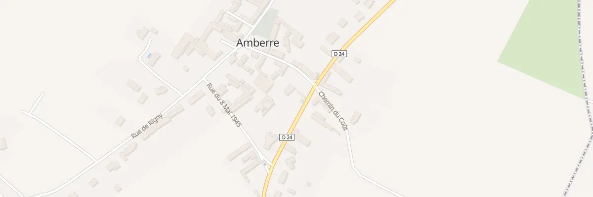 Plan du 2 Rue de la Fontaine St Martin à Amberre