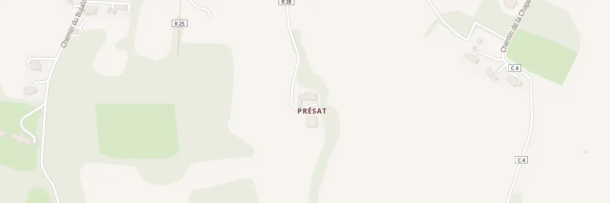 Plan du 685 Che de Pressat à Marciac
