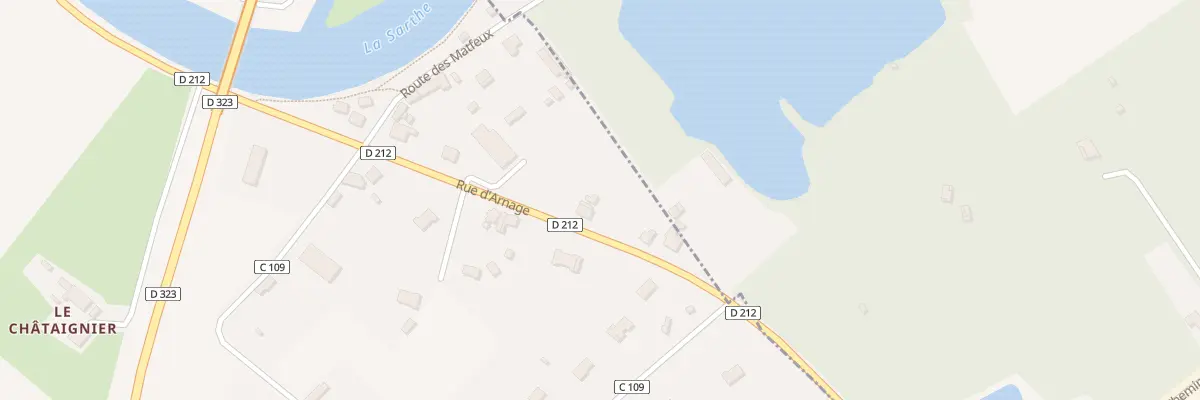 Plan du 15B Rue d’Arnage à Spay