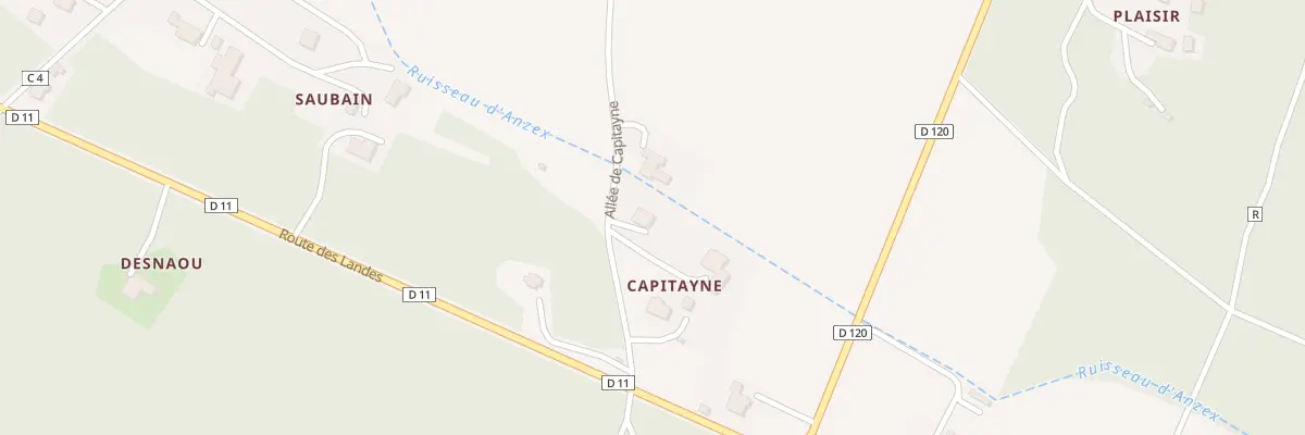Plan du 5170 Capitayne à Anzex