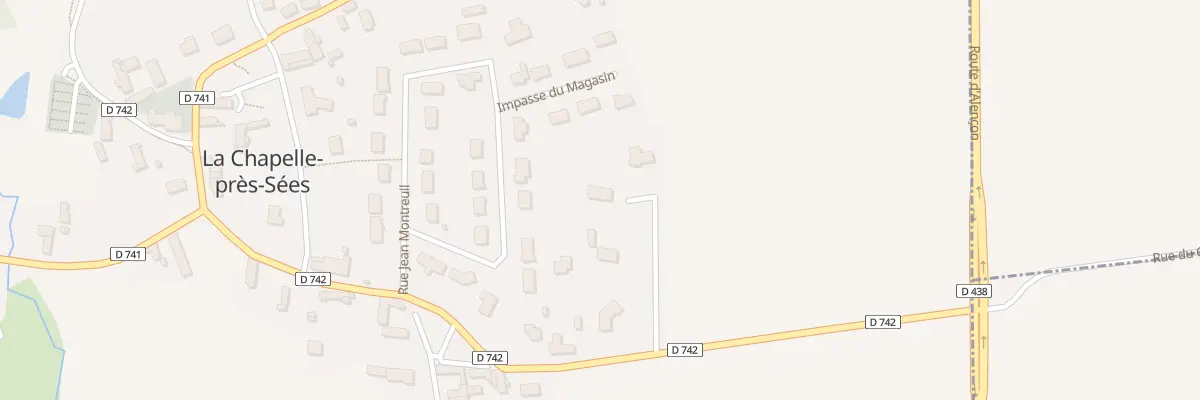 Plan du 9040 Rue du Champ Pierre à La Chapelle-près-Sées
