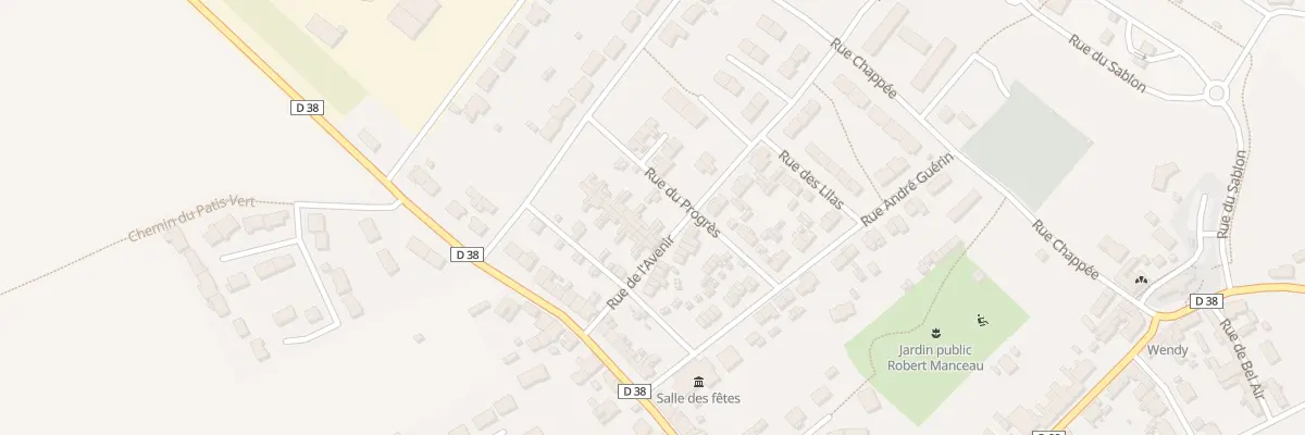 Plan du 5 Rue du Progrés à Sainte-Jamme-sur-Sarthe