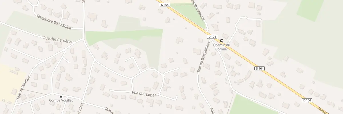 Plan du 11 Rue du Hameau à Puymoyen