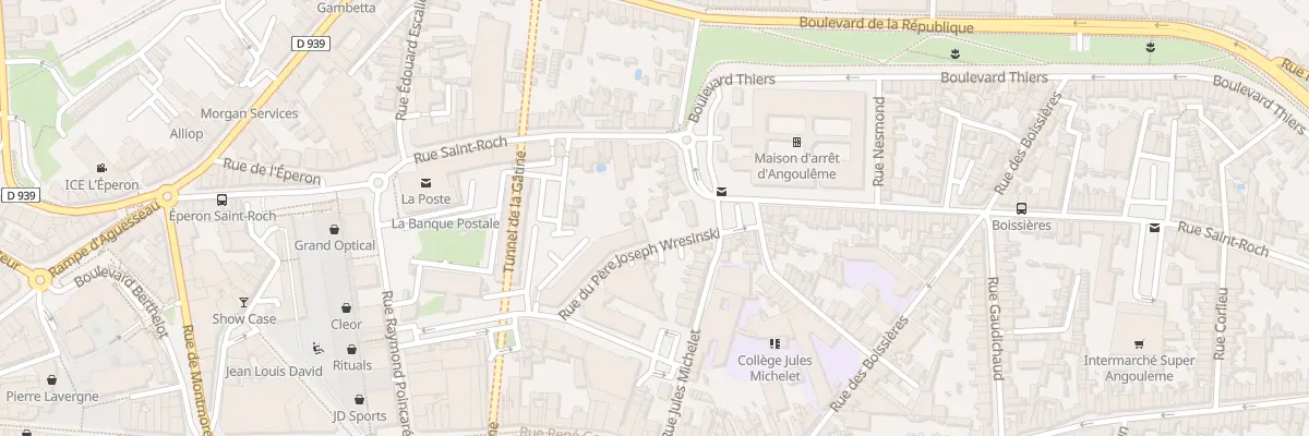 Plan du 65 Rue Saint Roch à Angoulême