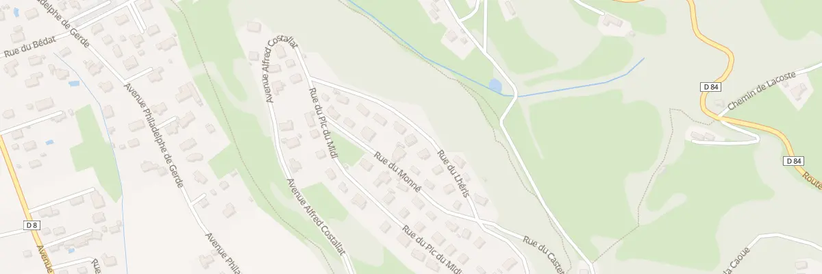 Plan du 12 Rue du Lheris à Gerde