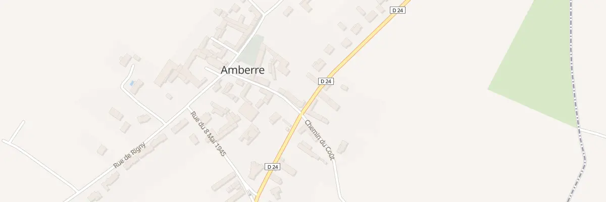 Plan du 1 Rue du 19 Mars 1962 à Amberre