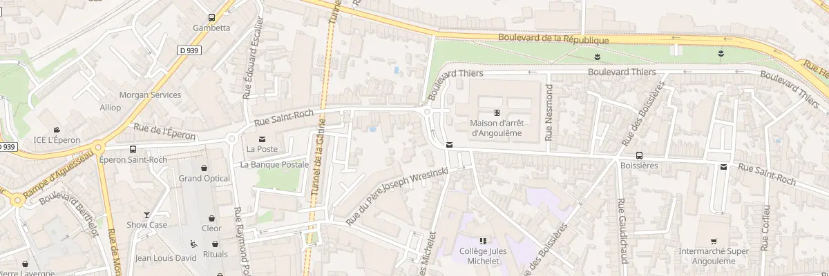 Plan du 61 Rue Saint Roch à Angoulême