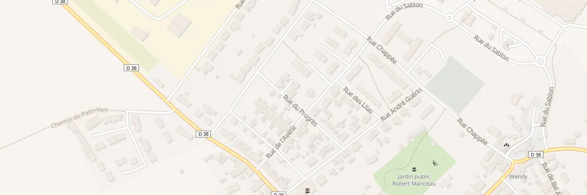 Plan du 10 Rue du Progrés à Sainte-Jamme-sur-Sarthe
