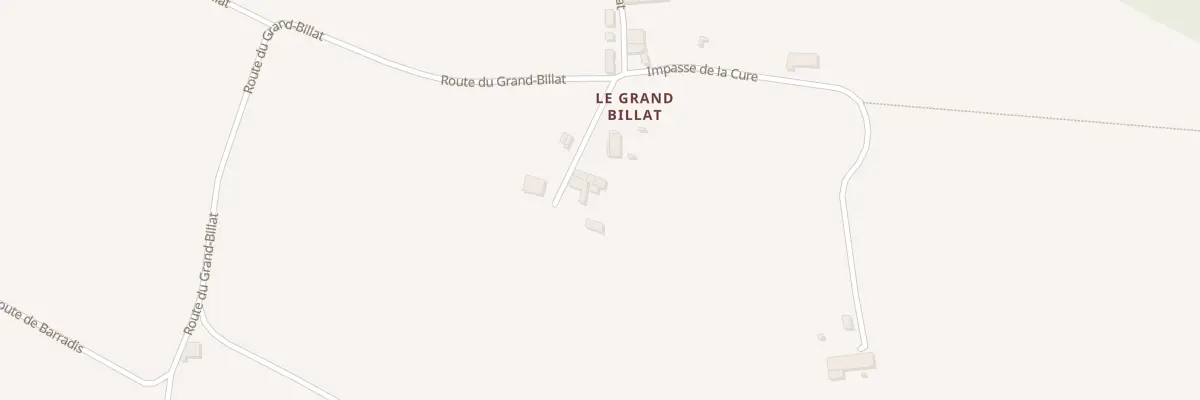 Plan du 85A Le Grand Billat Sud à Saint-Méard-de-Gurçon