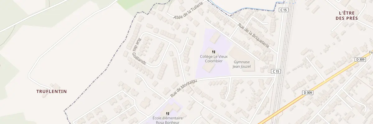 Plan du 4 Rue des Goelands au Mans