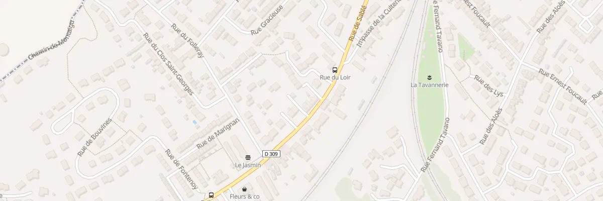 Plan du 140 Rue de Sablé au Mans