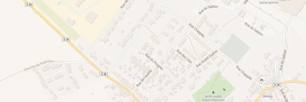 Plan du 14 Rue du Progrés à Sainte-Jamme-sur-Sarthe