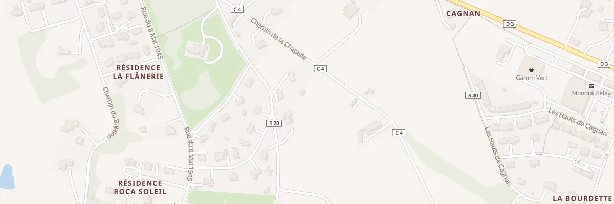 Plan du 267 Che de Pressat à Marciac