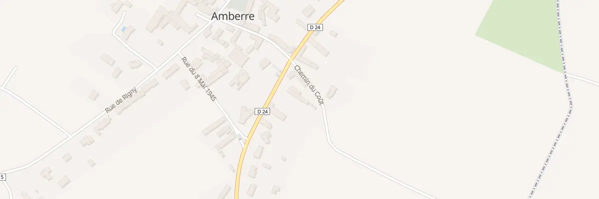 Plan du 5 Rue de la Fontaine St Martin à Amberre