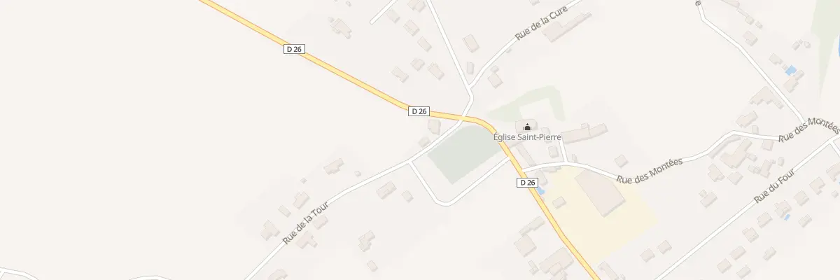 Plan du 2 Rue de la Tour à Bernac