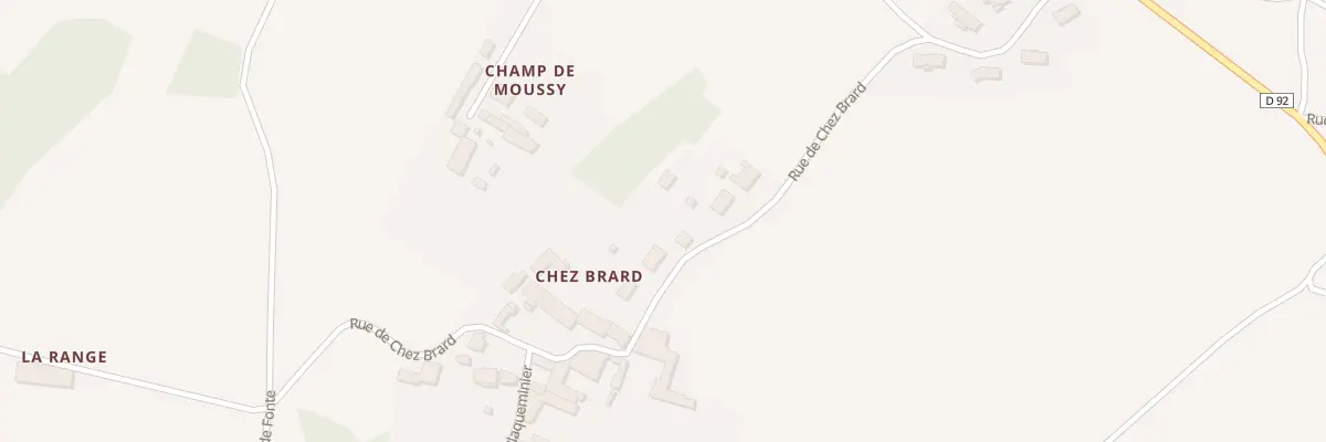 Plan du 15 Rue de Chez Brard à La Boixe