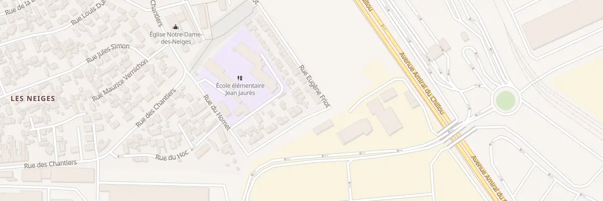 Plan du 7 Rue Eugène Friot au Havre