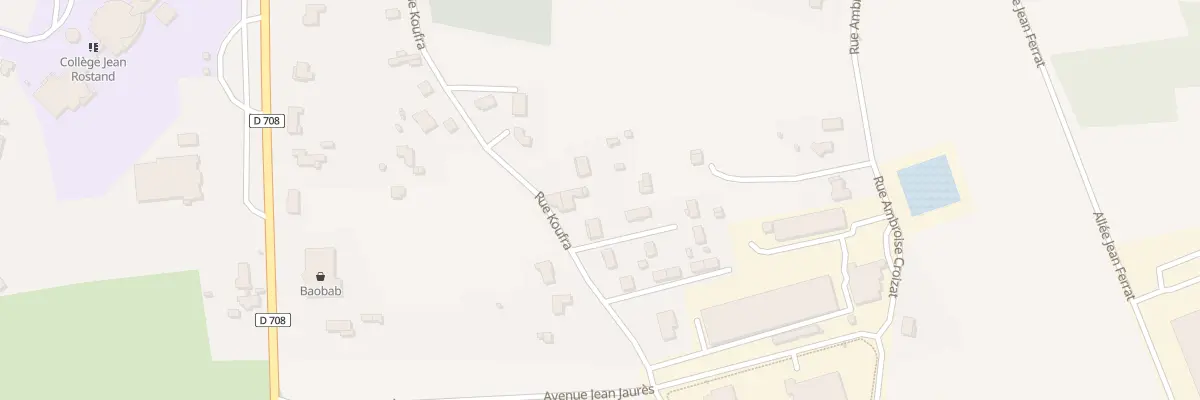 Plan du 21B Rue Koufra à Montpon-Ménestérol
