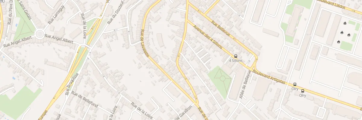 Plan du 84 Rue de la Tourgarnier à Angoulême