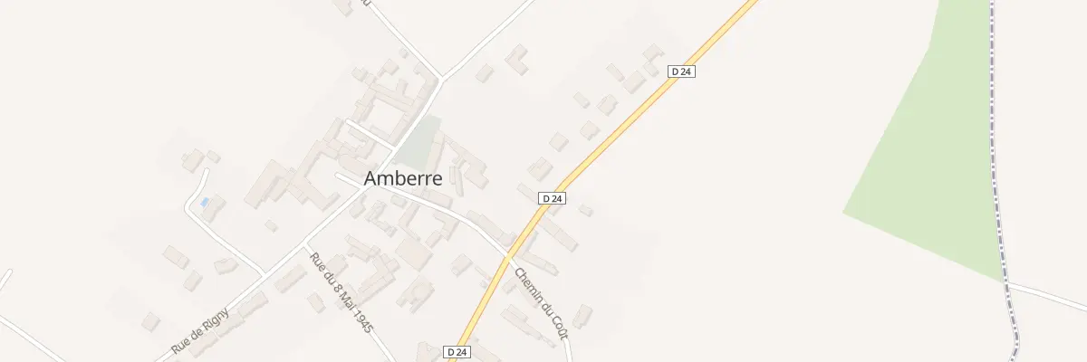 Plan du 4 Rue de la Fontaine St Martin à Amberre