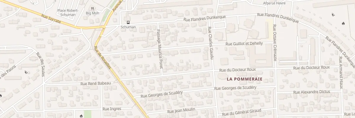 Plan du 30 Rue Guillot et Dehelly au Havre