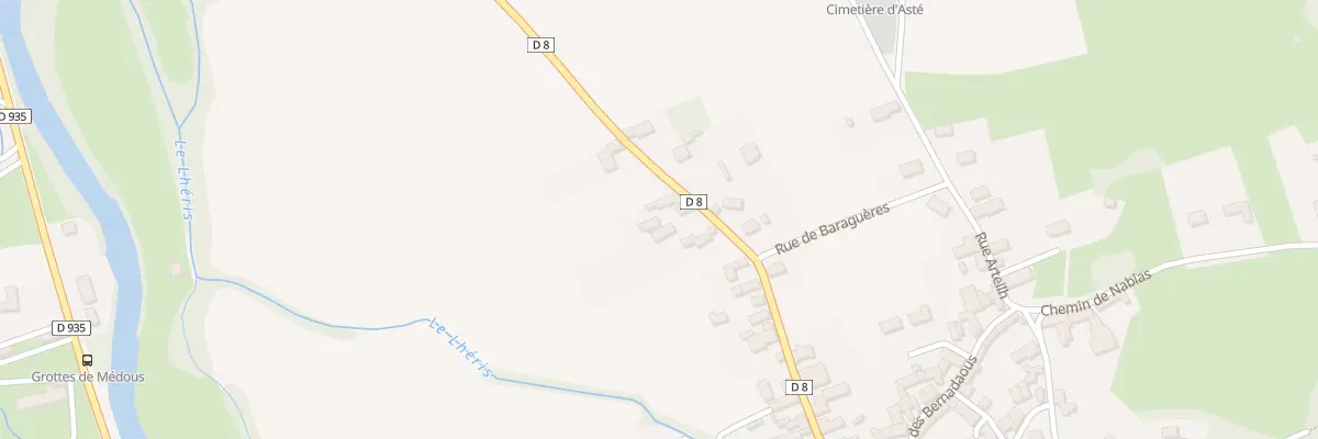 Plan du 35 Rue des Fréres Ferrère à Asté