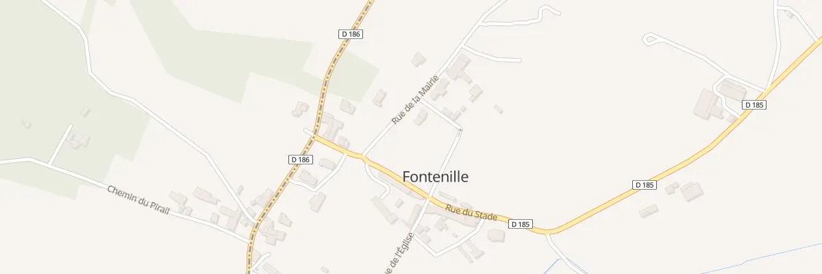 Plan du 11 Rue de la Mairie à Fontenille