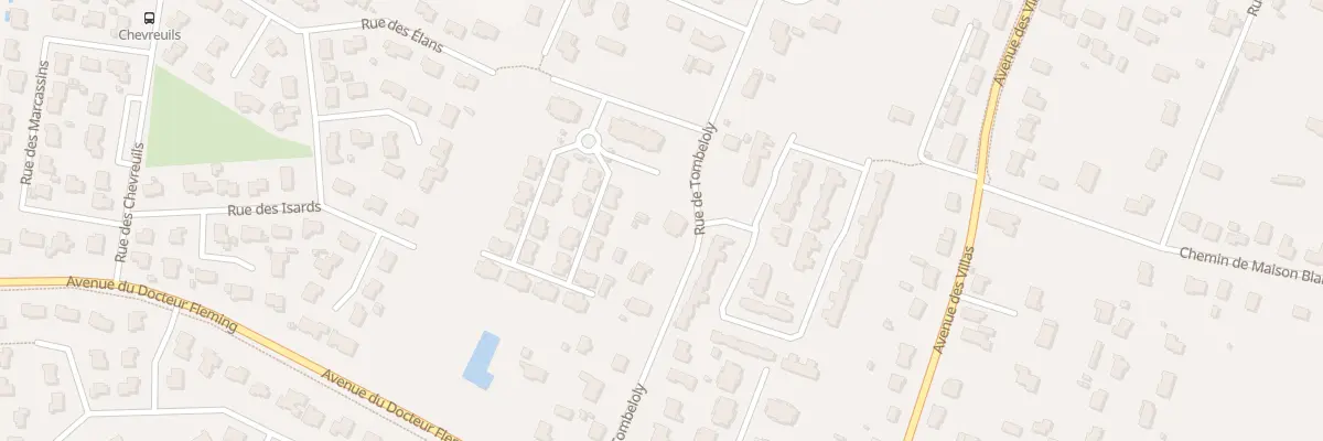 Plan du 121 Rue de Tombeloly à Marmande