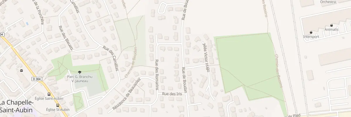 Plan du 23 Rue de Boudan à La Chapelle-Saint-Aubin