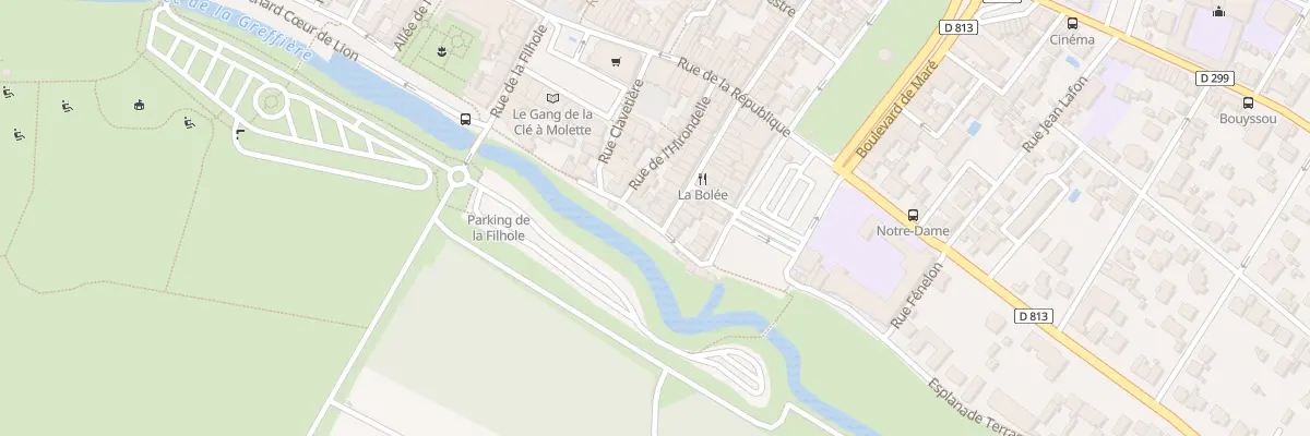 Plan du 1 Rue Labat à Marmande