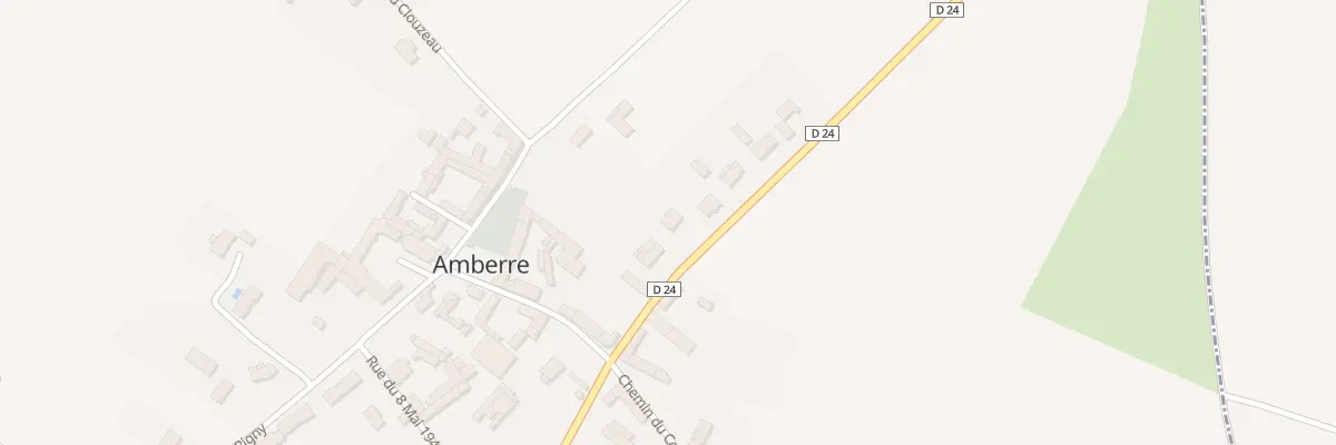 Plan du 6 Rue de la Fontaine St Martin à Amberre