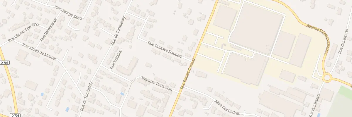 Plan du 5 Rue Gustave Flaubert à Marmande