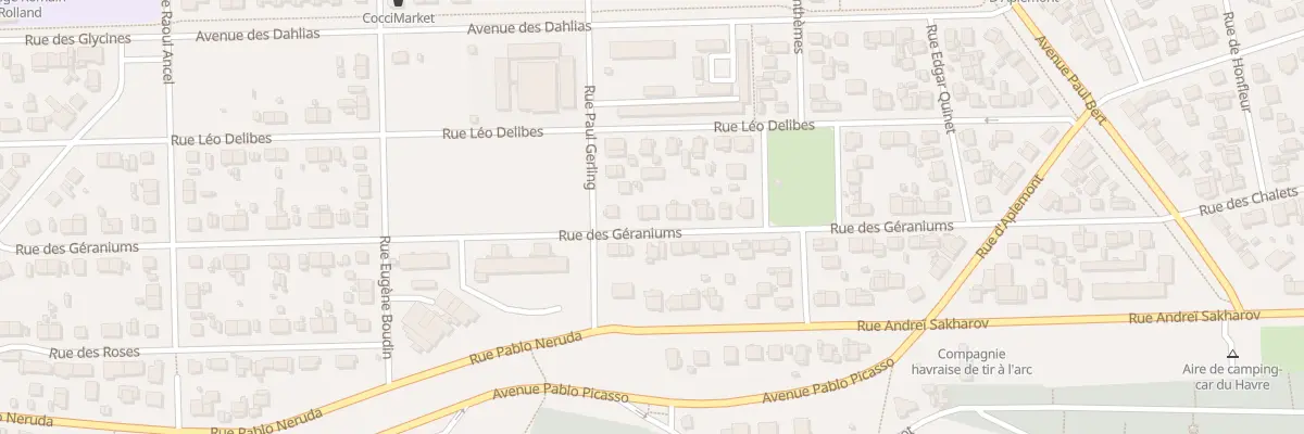 Plan du 65 Rue des Géraniums au Havre