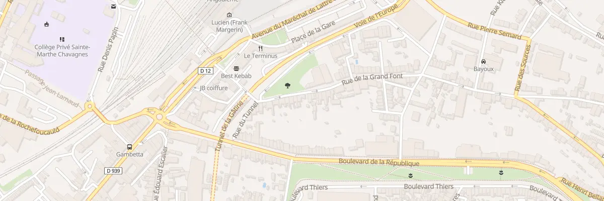 Plan du 37 Rue de la Grand Font à Angoulême