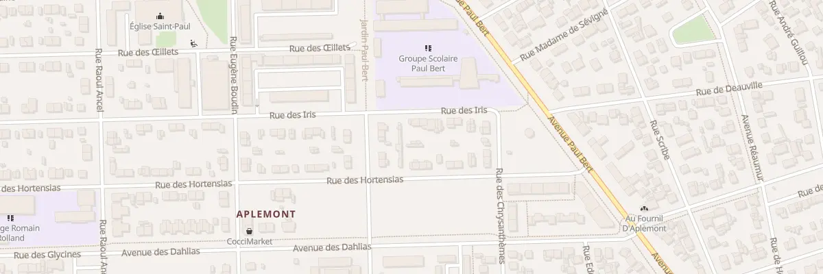 Plan du 46 Rue des Iris au Havre